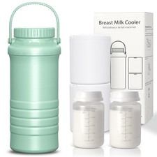 Portable Breast Milk Cooler, 22oz Larger Capacity Breastmilk Chiller for Trav...