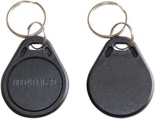 100PCS 125KHz RFID Key Fob Contactless Keyfob Proximity ID Card Token Black