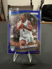 2025 #126 Teresa Edwards Panini Prizm Blue Velocity Prizm Lynx