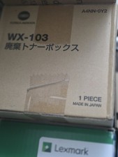 Konica Minolta WX-103 Waste Toner Box A4NN0Y2 Genuine OEM bizhub C554 C458 NEW