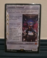 MTG Summon: Bahamut 0001 Mythic Card NM Final Fantasy Card FFX