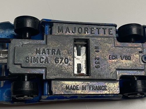 Majorette 1/60 N0 239 MATRA SIMCA 670 / MADE IN FANCE - Bild 5 von 5
