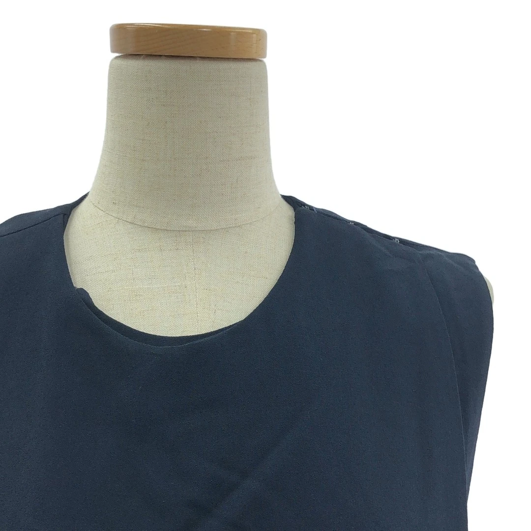 Abito Maison Margiela 2017SS SETA RAYON CHIFFON pezzo unico 40 blu navy usato0