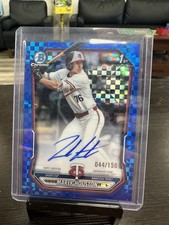 2026 Bowman Baseball Marek Houston 1st Chrome Blue X-Fractor Auto /150 EW