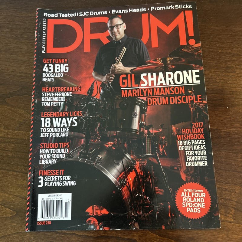 BOGO Listing - DRUM! Issue #258, December 2017 and One Issue Free!