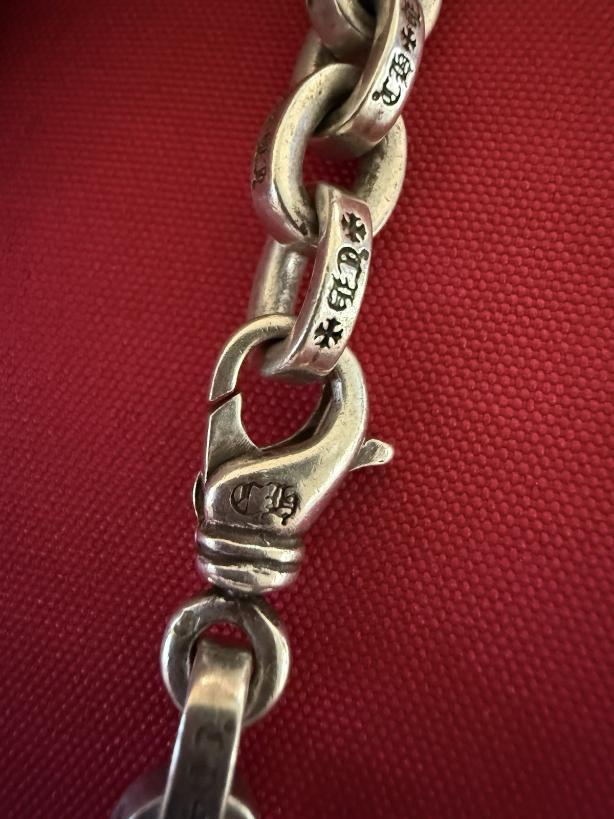 Chrome Hearts Sterling Silver 925 Cross Pendant Necklace for Men Signed, image 2 of 6