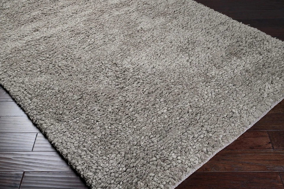 2x8 Runner Carpet Hand Made Wool Gray Shag 8686 Rug - Approx 2' 6" x 8' - Image 2 of 3