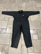 Harley Davidson Men's XXL 2XL Rain Coverall PVC Motorcycle Boiler suit overalls 