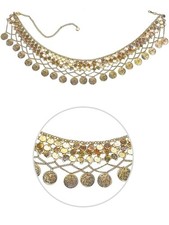 Loftus International Bollywood Gold Coin Adult Accessory Waistband Gold One S...