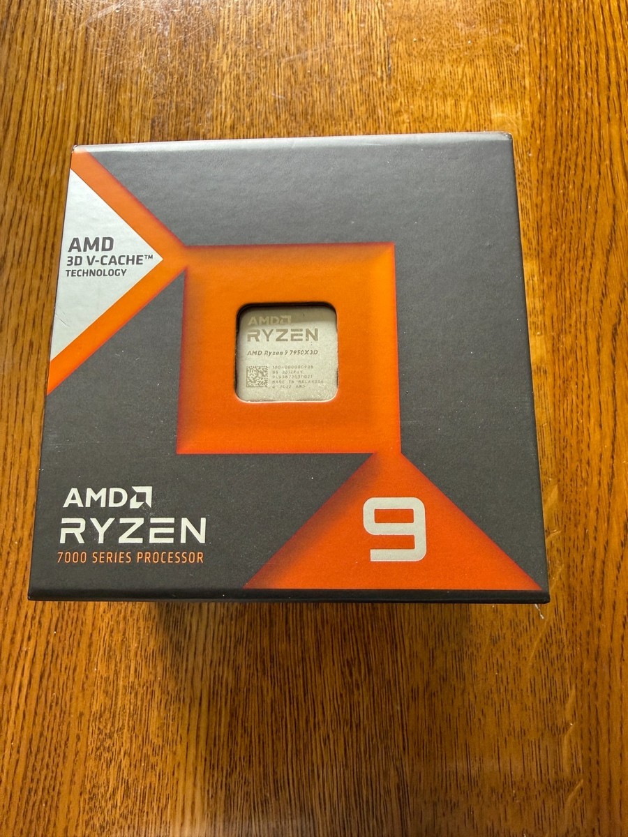 AMD Ryzen 9 7950X3D Processor (5.7 GHz, 16 Cores, Socket AM5) Box