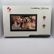 Open Box Frameo YunQiDeer 15.6" Digital Photo Frame 1920x1080 IPS Touchscreen