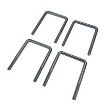 4er Set U Bügelschraube M10 verzinkt LH = 10...