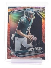 NICK FOLES 2025 PANINI PRIZM BLACK PIGSKIN PHILADELPHIA EAGLES /225 Q5588