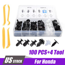 Juego de caja para Honda CAR parachoques guardabarros forro 100x tipo empuje retenedor clips sujetador