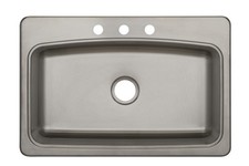 PROFLO PFSR1B332283 Bealeton 32-15/16" Drop In Single Basin - Stainless Steel