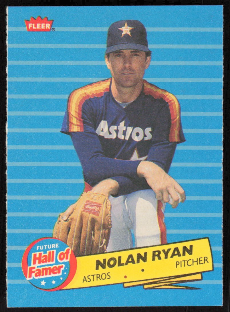 1986 Fleer Future Hall of Famers #5 Nolan Ryan