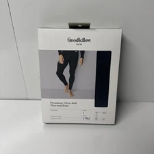 Goodfellow & Co Men's L Tall Black Premium Ultra Soft Thermal Pant