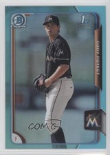 2015 Bowman Draft Chrome Sky Blue Refractor Cody Poteet #108 4l3