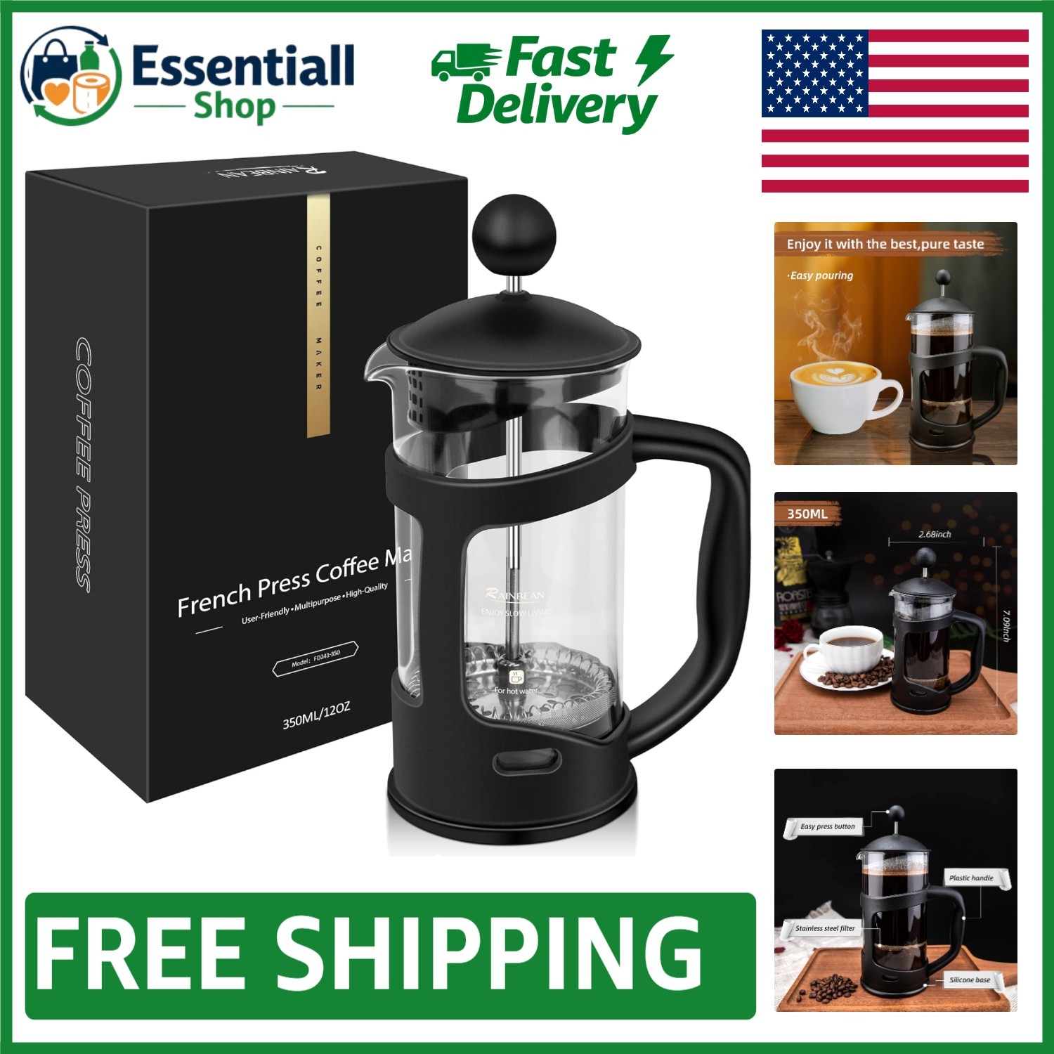 12oz With 3-level Filtration &ndash; Safe & Durable Design
