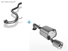 Fox Komplettanlage ab Kat Toyota Yaris 2 TS Typ XP9 1x100mm rund eingerollt