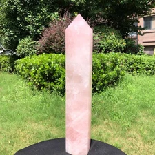5.41LB Large Natural Powder Crystal Column Wand Obelisk Mineral Healing 2057