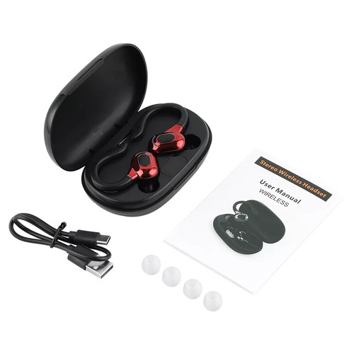 Auriculares Bluetooth 5.2 TWS Auriculares Inalámbricos Auriculares Estéreo Gancho para Oreja - Imagen 23 de 36