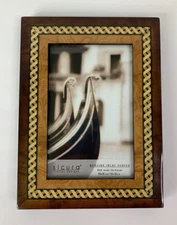 Argento SC Picture Frame Genuine Inlay Veneer 4x6 or 6x4 MCM Mid Century Style