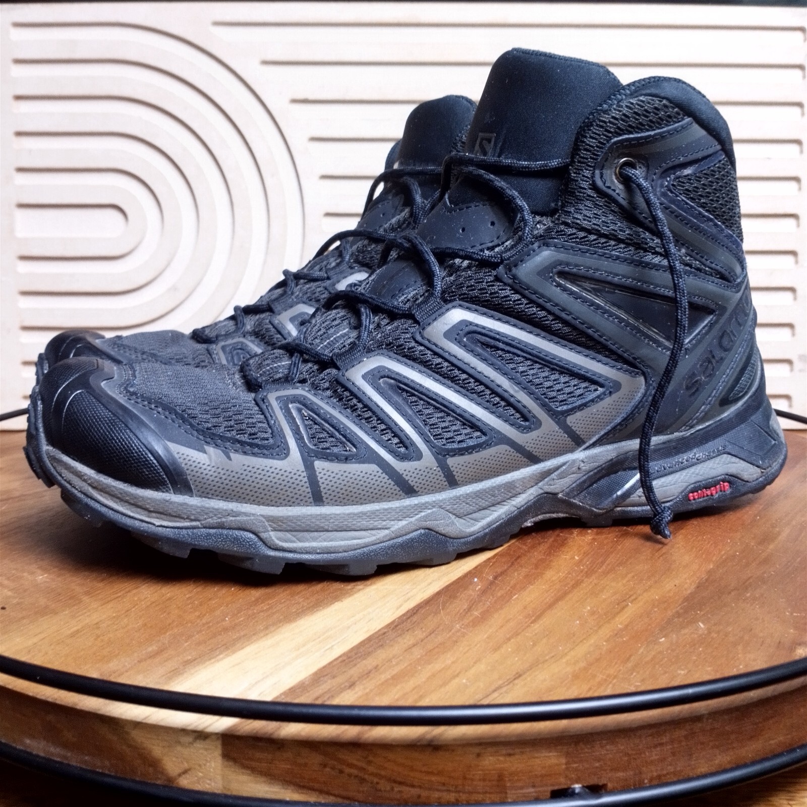 Stivali da trekking neri stringati Salomon X Ultra 3 taglia 9 5 410439 taglia 9 5 410439