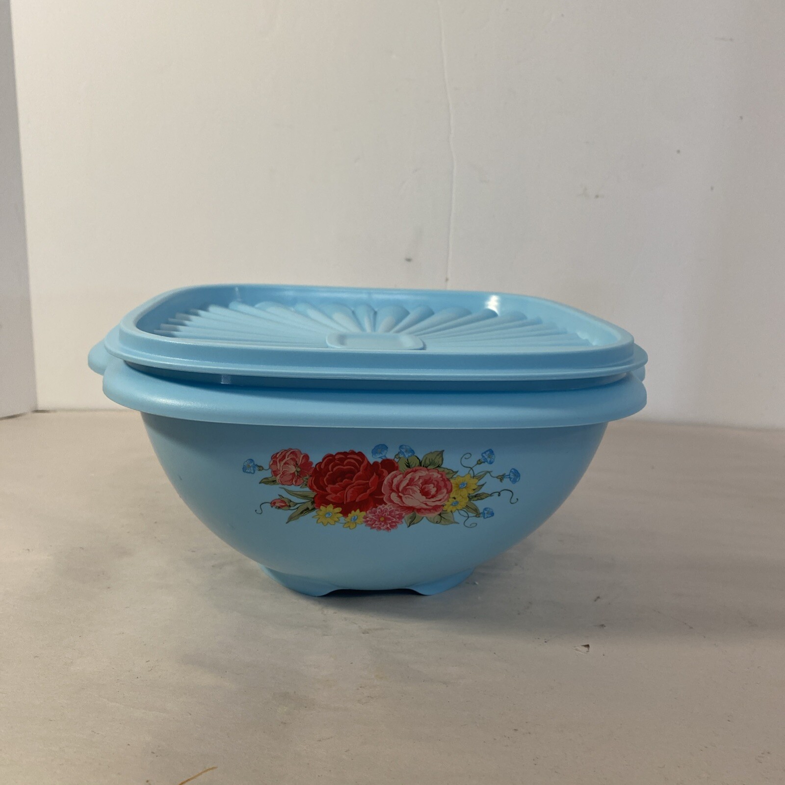 Pioneer Woman Sweet Rose Storage Bowl, Plastic
