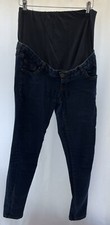 Blooming Marvellous Maternity Over Bump Jeans Size 10 Blue Denim