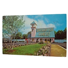 Postcard The Enchanted Forest Of The Adirondacks Old Forge New York Chrome