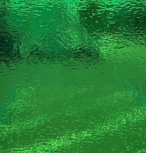 Wissmach COE 96-17 Garden Green Transparent Fusible Glass Sheet