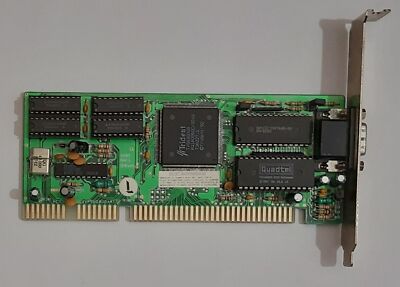 Trident 9016X2/4 LT2 REV. B ISA Grafikkarte (TVGA9000B, 512KB, retro, 1992)