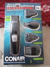 NEW  14 or 13 PC Conair All-In-1 Beard Mustache Hair Nose Ear Trimmer