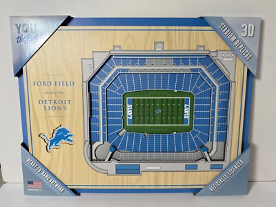 3D Stadium Replicas Ford Field Detroit Lions