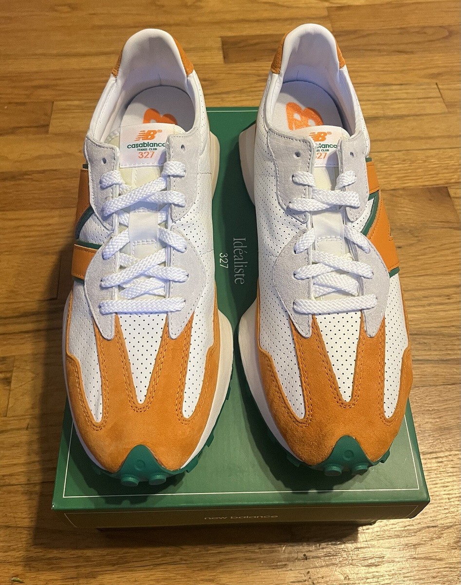 Size 11 New Balance Casablanca x 327 Idealist Orange for sale