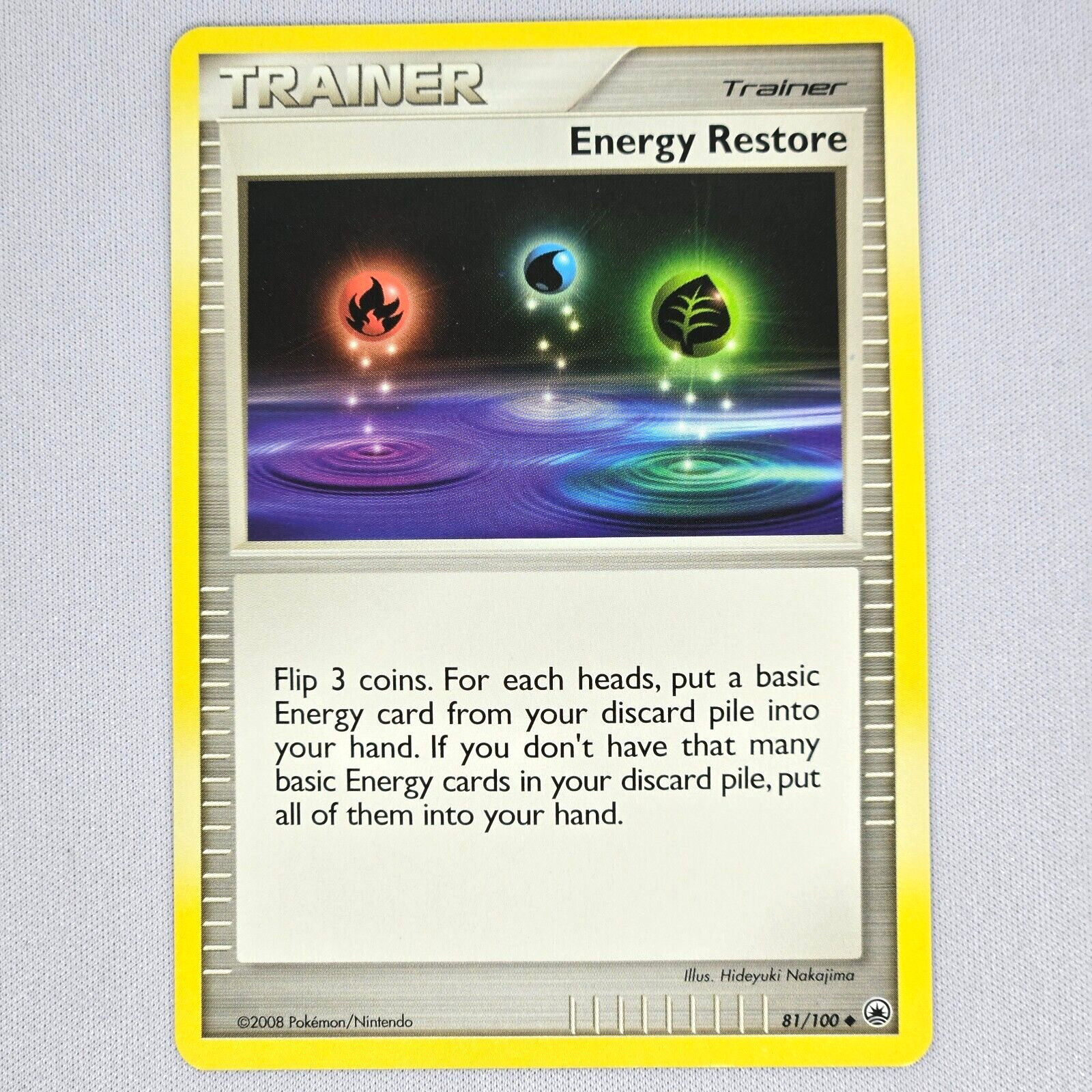 Energy Restore 81/100 Majestic Dawn Regular Uncommon Pokemon Card TCG English LP