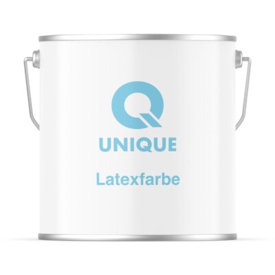 UNIQUE Latexfarbe Mattfarbe Innenfarbe Wandfarbe Deckenfarbe 5L