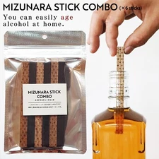 6 sticks - Barrel Aged in a Bottle Mizunara Japanese Oak - light & Heavy toast