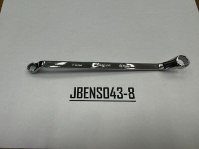 8mm 10mm Metric Chrome Deep 60¬∞ Offset Box Wrench | Snap-On