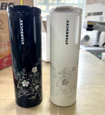 STARBUCKS Korea 2024 Korea Black Cream Tumbler Mother-of-Pearl