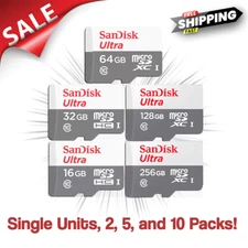 SanDisk Micro SD Card Ultra 16GB 32GB 64GB 128GB 256GB Class 10 TF Wholesale Lot