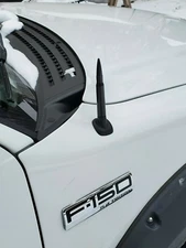 Bullet Style 0.5 Cal Black Antenna Mast Rod for FORD F-150 F150 F 150 1980-2008