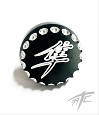HAYABUSA BLACK CONTRAST DIAMOND CUT KANJI YOKE PLUG 1999 SUZUKI HAYABUSA