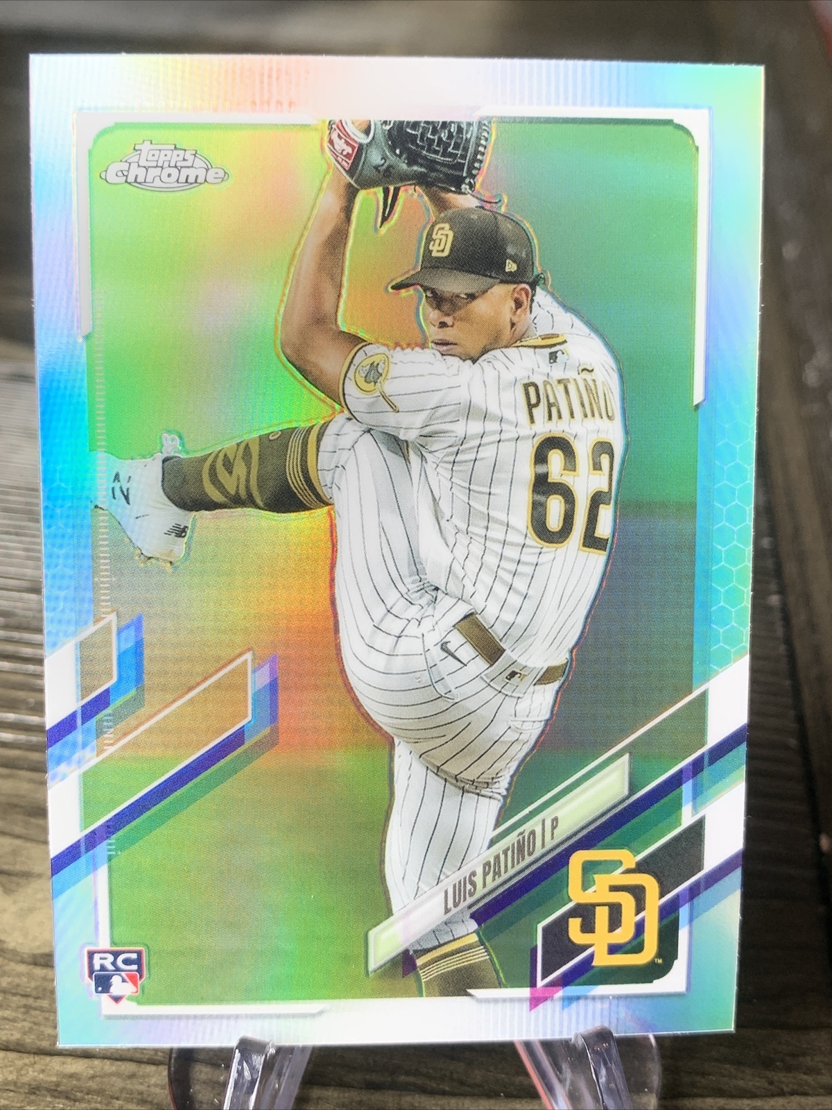 Luis Patino RC 2021 Topps Chrome Silver Refractor SP #196 Rookie Card  Padres | eBay