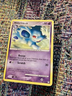 POKEMON Trading Card Stage 1 Nidorina LV.25 HP80 Rescue Scratch 56