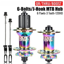 Mountain Bike Hubs 6 Ratchet 120HD 28 32 36 Holes HG XD MS 8 9 10 11 12Speed