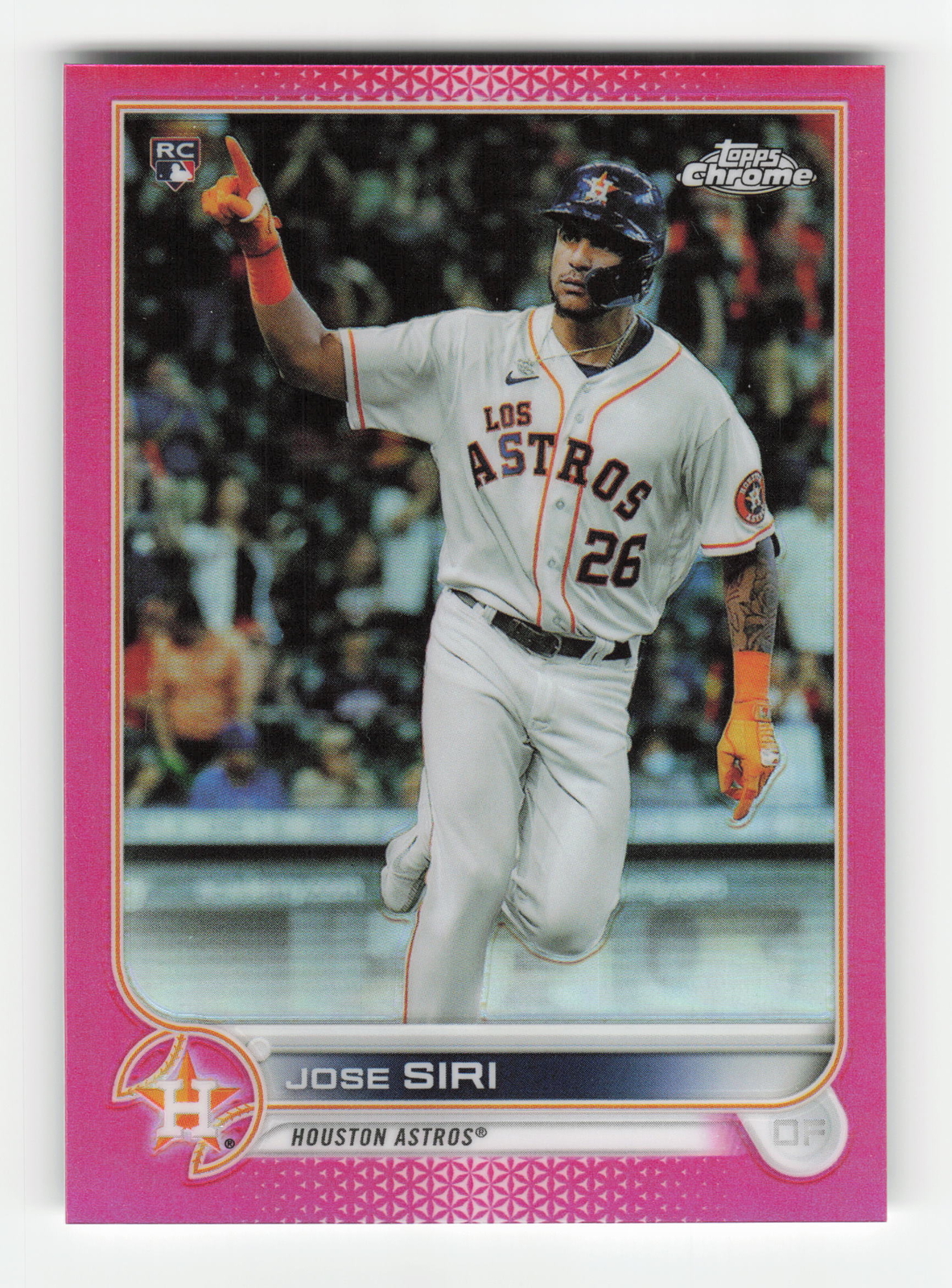2022 Topps Chrome #204 Jose Siri Magenta Refractor #/399