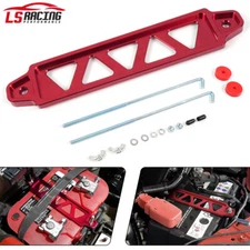 Billet Aluminum Battery Fixed Bracket Retaining Tie Down Holder 10'' J-Hook Bolt