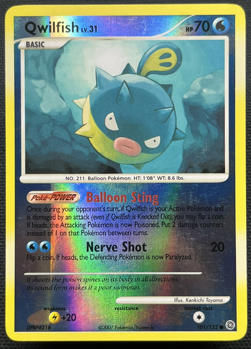 Qwilfish - 101/132 - Secret Wonders - Reverse - LP